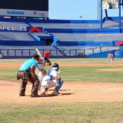Los Leones vencieron este martes a los Tigres 5 carreras por 0