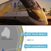 Tren brightline amplía horario los viernes en ruta a fort lauderdale