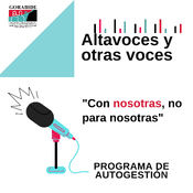 Con nosotras, no para nosotras.