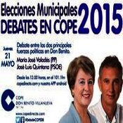 Debate en COPE de Don Benito Mª Josefa Valadés y Jose Luis Quintana