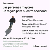 CARAVACA RADIO- La asociación Plaza Nueva organiza la charla 'Las personas mayores: un regalo para nuestra sociedad'
