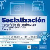 Socialización Convocatoria de Estímulos 2.019 Fase II MinCultura. 