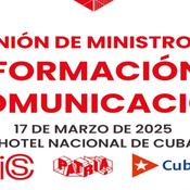 Sesiona primera Reunión de Ministros de Información y Comunicación, en la IV Edición del Coloquio Internacional "Patria"