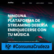Consuma Crudeza: Justifay, streaming musical justo (CARNE CRUDA #922)