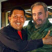 Fidel, Chávez y el primer abrazo