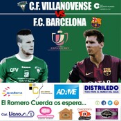 Retransmisión Tiempo de Juego partido de ida Copa del Rey C.F. Villanovense F.C. Barcelona 28oct15