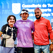 TRAIL MENORCA CDC 2025: ENTREVISTA ELITES 185K. Pablo Ibáñez, Claire Branwath y Juanma Jimenez.