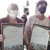 Las seños Edilia e Isel las fundadoras de los Círculos infantiles en Cabaiguán 