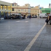 Plaza del Centro de Mayores de Agüimes, nueva ubicación del Mercadillo
