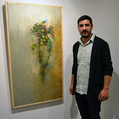 Entrevista al pintor Alberto Carrillo con motivo de su exposición 'Faith' en Ceferino Navarro