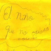 El niño que no sabía escribir