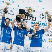 Paco Lorja, campió professional de raspall i Joan Marco, campió d'Espanya M35 d'halterofília