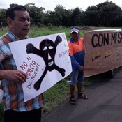 Protesta en La Mesa de Veraguas