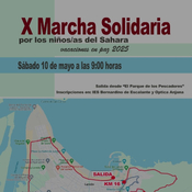 X marcha solidaria pos los niños y niñas saharauis en Laredo y 1000 voluntarios participan en estudio de los ríos