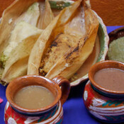 Tamales, atole y más delicias