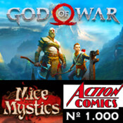 LODE 8x36 GOD OF WAR 2018, Action Comics nº 1.000, Myce & Mystics 