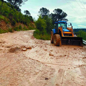 Pueyo valora los daños causados por la tormenta de agua y granizo