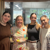 Slide Youth Dance Theatre performers Amalia Baker, Grace Hendry and Chloe Kalikajaros say they’re hoping to send a