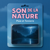 1 Heure ASMR Bruit Blanc pour DORMIR ⛈️ Nuit orageuse