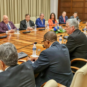 Intercambia Presidente Díaz-Canel con representantes del sector agrícola norteamericano