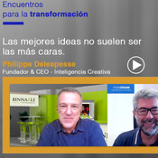 Encuentro con PHILIPPE DELESPESSE - LAS MEJORES IDEAS NO SULEN SER LAS MÁS CARAS