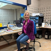 María de la Colina en Radio Pomar con Mª Carmen Expósito