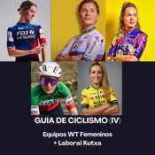 Guía de ciclismo 2025 (IV): Equipos Femeninos WT + Laboral Kutxa | Ciclismo de Ayer y de Hoy