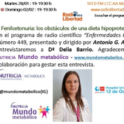 Fenilcetonuria: los obstáculos de una dieta hipoproteica.