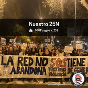 100Fuegos x 258: nuestro 25N