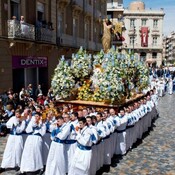 EL ROMPEOLAS T07C064 Cartagena. 80 aniversario de la Cofradía del Resucitado (20/04/2025)
