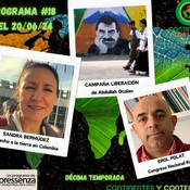 Continentes y Contenidos #18 20/06/24 Campaña para liberar a Abdulá Ocalan y acceso ala tierra en Colombia