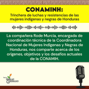 CONAMINH: Trinchera de luchas y resistencias de las mujeres indígenas y negras de Honduras