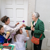 Mercadillo solidario de libros usados en Santoña/Carlos Fernández, profesor del Colegio Sagrado Corazón de Jesús 29/04/