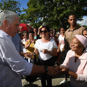 Díaz-Canel ratificó en Lajas la política de Cuba ante la hostilidad del gobierno de los Estados Unidos