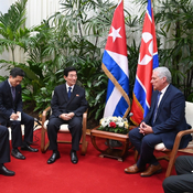 Destaca Díaz- Canel fuertes vínculos históricos entre Cuba y República Popular Democrática de Corea