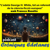 L’edetà George H. White, tot un referent de la ciència-ficció europea, amb Francesc Rozalén