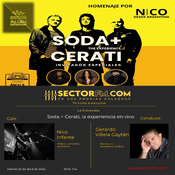 Programa de radio de Gerardo Villela en Sector FM 22 de abril de 2025