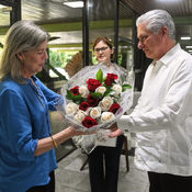 Recibe Presidente Díaz Canel a Su Alteza Real, Carolina, Princesa de Mónaco y de Hannover