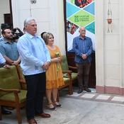 Asiste Presidente Díaz-Canel a entrega del Premio Nacional de Culttura Comunitaria 2022