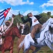 Escarapela de José Martí preside Fiesta de la Cubanía