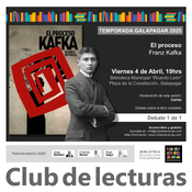 "El proceso" de Franz Kafka - Debate único - 5 de abril de 2025 - Biblioteca de Galapagar