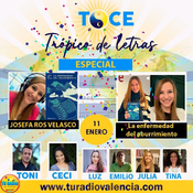 Trópico De Letras 11.01.2024 TOCE; Toni y Ceci Inicio de temporada 2024 Especial de Josefa Ros